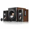 Edifier 80-Watt-RMS 2.1-Channel Amplified Bluetooth Bookshelf Speaker System W/ 75-Watt Wireless Subwoofer 4004667